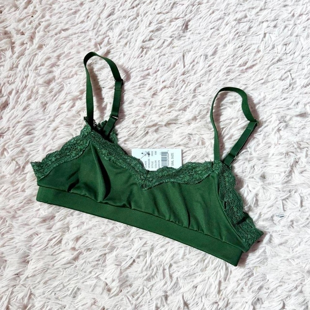 Pacsun Earthy Delicate Feminine Boho Sexy Rich Dark Lacy Bralette Womens S Bold